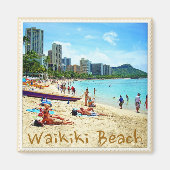 Waikiki Beach Magnet (Voorkant)