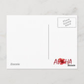 Waikiki Beach Oahu Hawaii briefkaart (Achterkant)