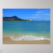 Waikiki Beach Poster (Voorkant)