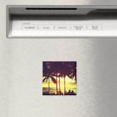 Waikiki Beach Sunset Magneet (Insitu (Vaatwasser))