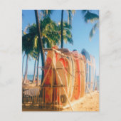 Waikiki Beach Surfboards Briefkaart (Voorkant)