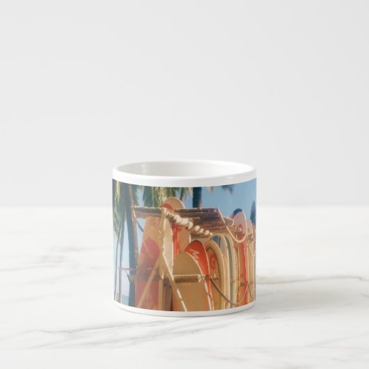 Waikiki Beach Surfboards  Espresso Kop (Voorkant)