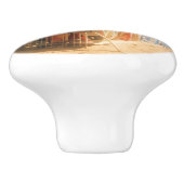 Waikiki Beach Surfboards Keramische Knop (Zijkant)