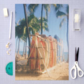 Waikiki Beach Surfplanken Tissuepapier (Craft)