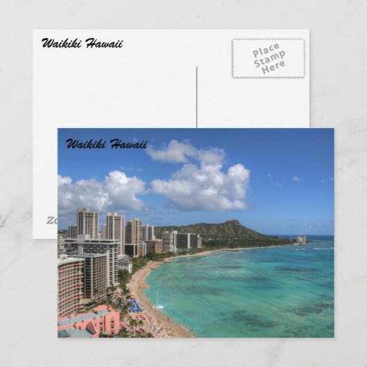 Waikiki Briefkaart (Voorkant / Achterkant)