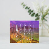 Waikiki briefkaart (Staand voorkant)