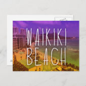 Waikiki briefkaart (Voorkant / Achterkant)