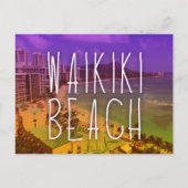 Waikiki briefkaart (Voorkant)