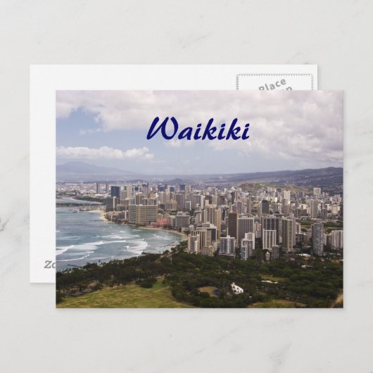Waikiki Briefkaart (Voorkant / Achterkant)