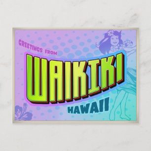 WAIKIKI BRIEFKAART