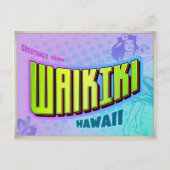 WAIKIKI BRIEFKAART (Voorkant)