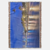 Waikiki City op Dawn Deken (Voorkant Verticaal)