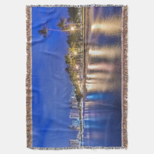 Waikiki City op Dawn Deken (Voorkant Verticaal)