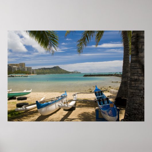 Waikiki_Diamondhead Poster (Voorkant)