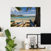 Waikiki_Diamondhead Poster (Thuiskantoor)