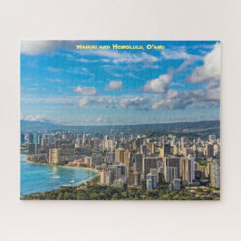 Waikiki en Honolulu Uitzicht Legpuzzel