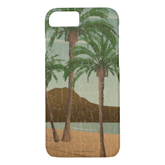 Waikiki gestoord Briefkaart Case-Mate iPhone Case (Achterkant)
