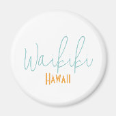 Waikiki, Hawaï souvenir Magneet (Voorkant)