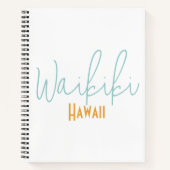 Waikiki, Hawaï souvenir Notitieboek (Voorkant)