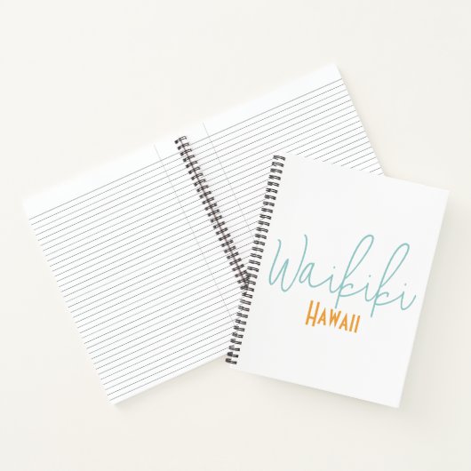 Waikiki, Hawaï souvenir Notitieboek (Binnen)