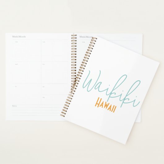 Waikiki, Hawaï souvenir Planner (Display)