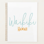 Waikiki, Hawaï souvenir Planner (Voorkant)