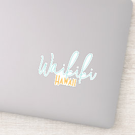 Waikiki, Hawaï souvenir Sticker