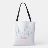 Waikiki, Hawaï souvenir Tote Bag (Achterkant)