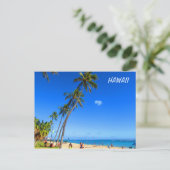Waikiki Hawaii Briefkaart (Staand voorkant)