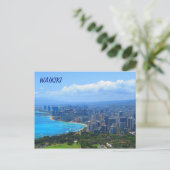 Waikiki Hawaii Briefkaart (Staand voorkant)