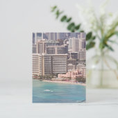 Waikiki Hawaii Briefkaart (Staand voorkant)