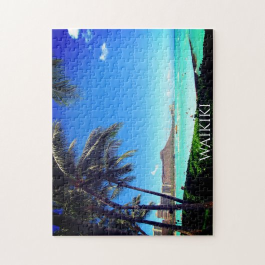 waikiki hawaii legpuzzel (Verticaal)