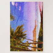 waikiki hawaii retro legpuzzel (Verticaal)