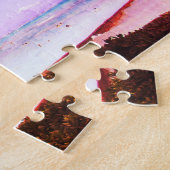 waikiki hawaii retro-look legpuzzel (Zijkant)