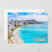 Waikiki, Hawaii, Verenigde Staten Feestdagenkaart (Voorkant / Achterkant)