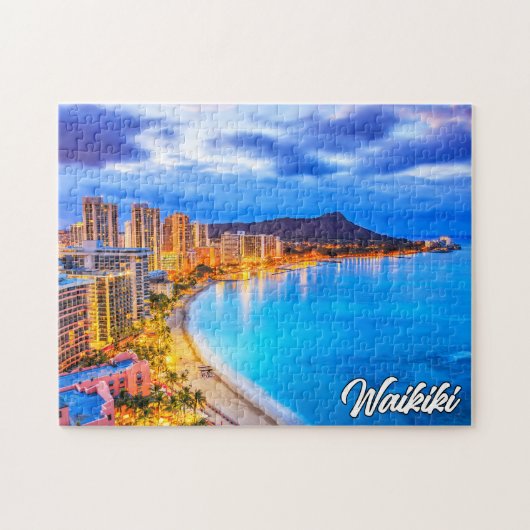 Waikiki, Hawaii, Verenigde Staten Legpuzzel (Horizontaal)