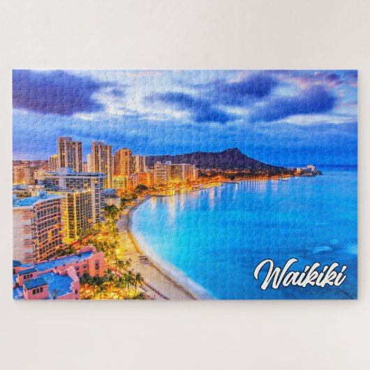 Waikiki, Hawaii, Verenigde Staten Legpuzzel (Horizontaal)