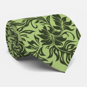 Waikiki Hibiscus Hawaiian dubbelzijdig bedrukt Stropdas
