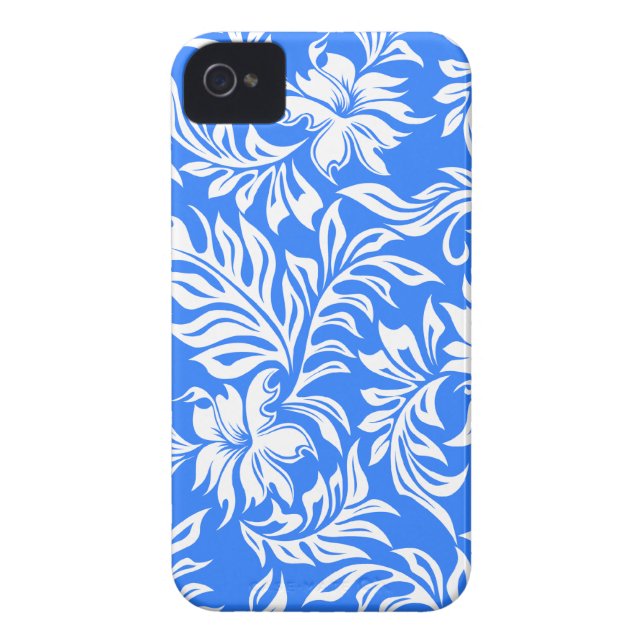 Waikiki Hibiscus Hawaiian iPhone 4 Gevallen Case-Mate iPhone Case (Achterkant)