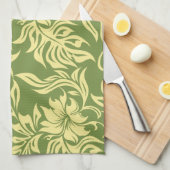 Waikiki Hibiscus Hawaiian Kitchen Towel Theedoek (Quarter Fold)