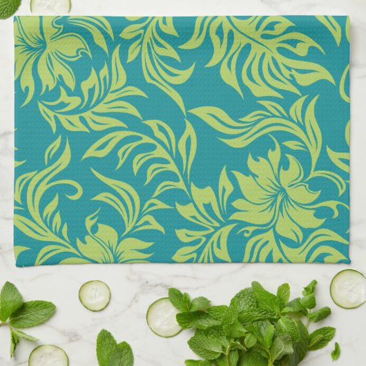 Waikiki Hibiscus Hawaiian Kitchen Towel Theedoek (Gevouwen)