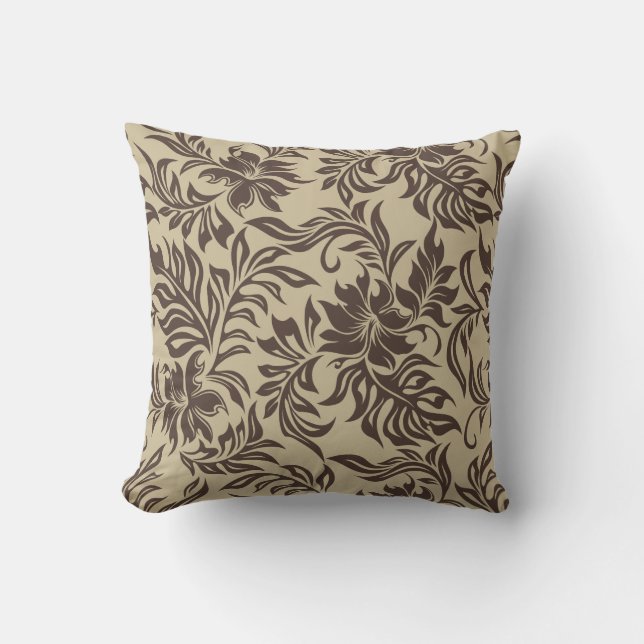 Waikiki Hibiscus Hawaiian Omkeerbare Kussens (Voorkant)