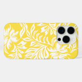 Waikiki Hibiscus Hawaiian Pareau Bloemgeel Case-Mate iPhone Case (Achterkant (horizontaal))