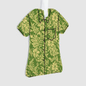 Waikiki Hibiscus Hawaiian Pareau Flora Aloha Shirt Ornament (voorkant)