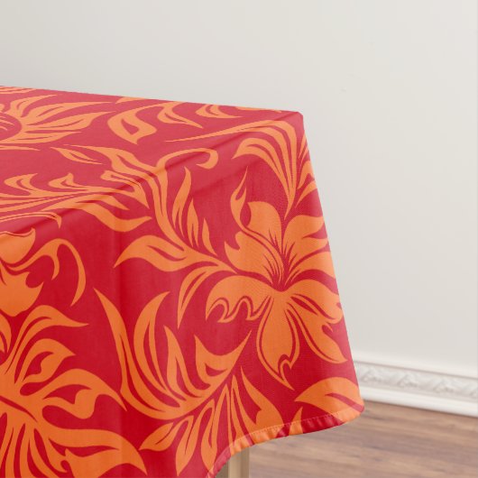 Waikiki Hibiscus Hawaiian Pareau Floral Tafelkleed (Voorbeeld)