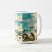 Waikiki, Honolulu, Oahu, Hawaï Koffiemok (Voorkant rechts)