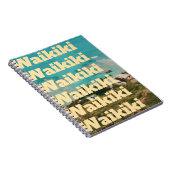 Waikiki, Honolulu, Oahu, Hawaï Notitieboek (Rechterzijde)