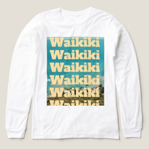 Waikiki, Honolulu, Oahu, Hawaï Tri-Blend Shirt