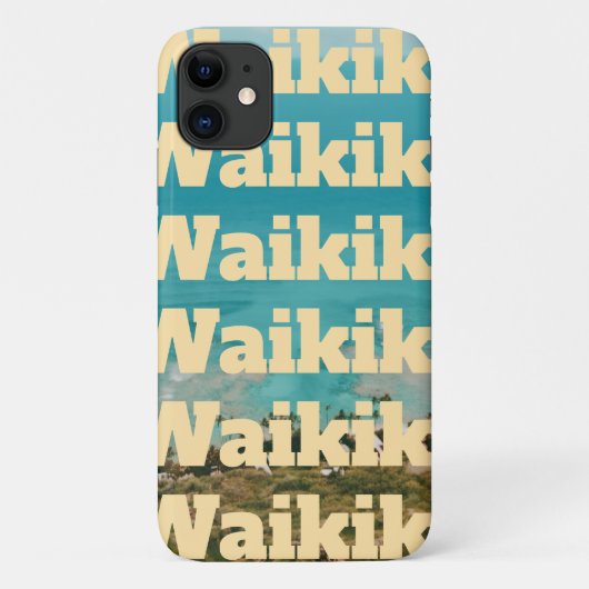 Waikiki, Honolulu, Oahu, Hawaii Case-Mate iPhone Case (Achterkant)