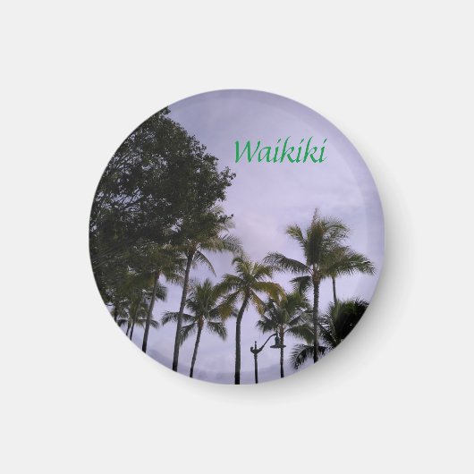 Waikiki koelkastmagneet magneet (Voorkant)